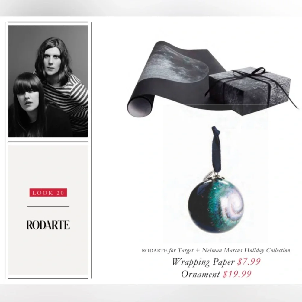 RODARTE for Target + Neiman Marcus Hand Painted Glass Ornament